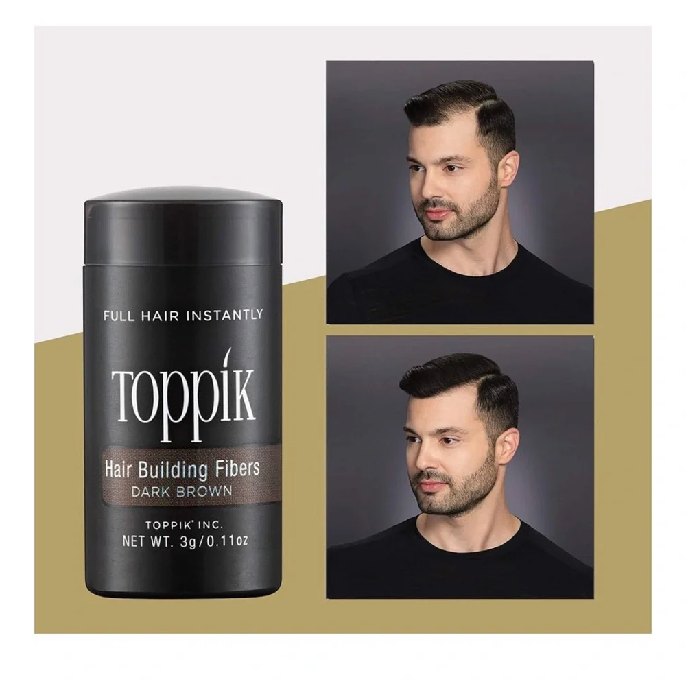 Toppik Hair Building Fibers in Dark Brown, Travel Size